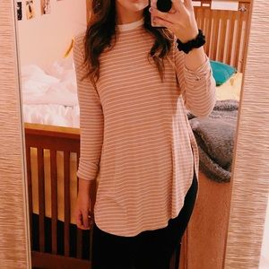 ⭐️Baby Pink Striped Top⭐️